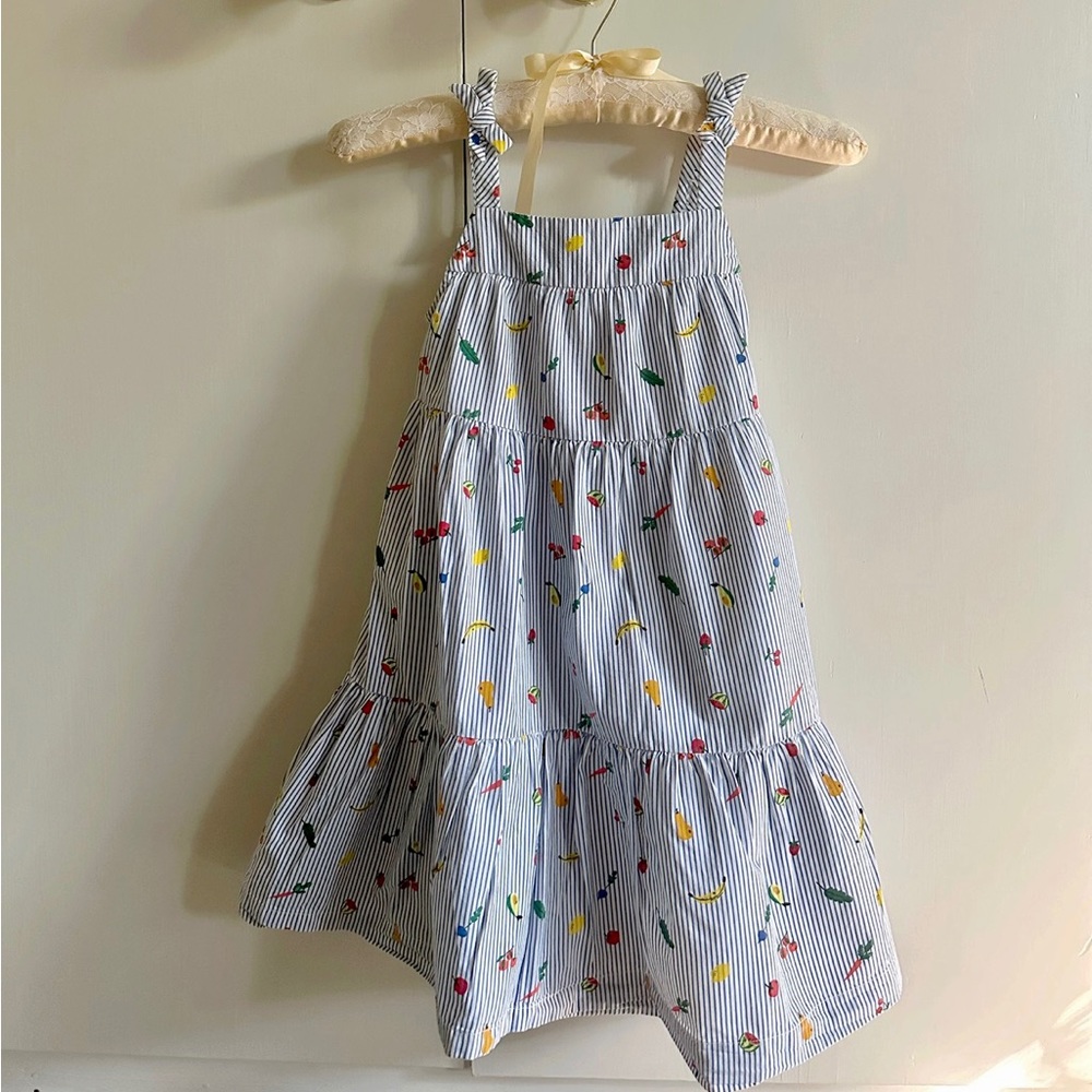 Hanna Andersson girl’s striped fruit sundress